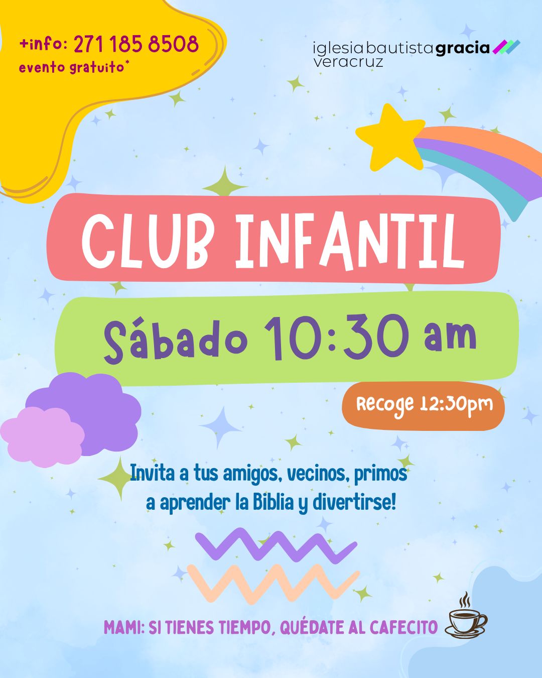 Anuncio del Club Infantil de IBG Veracruz